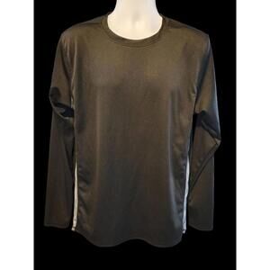 Gametime Men's Long Sleeve Activewear Shirt with Side Stripe